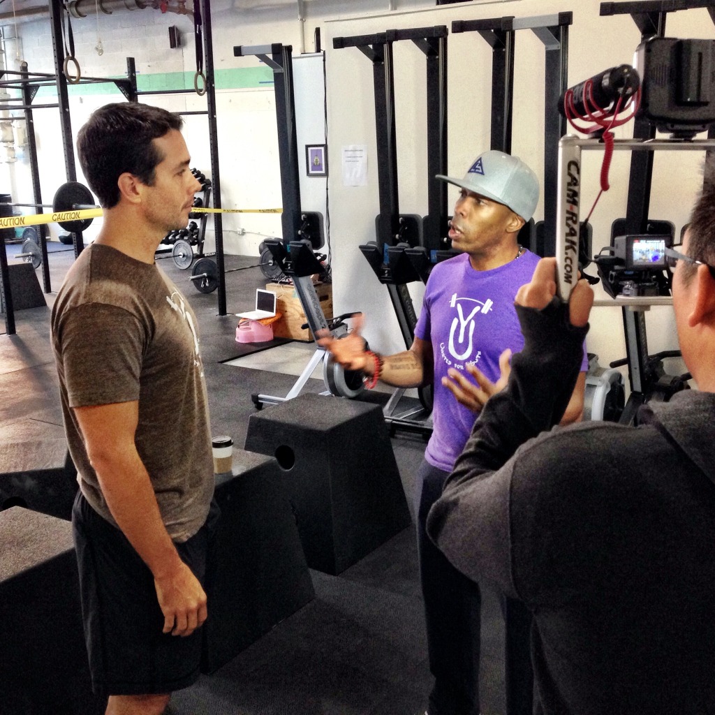 Jeremy Reither of WODwell with Chris Comma of Westside Athletes Association
