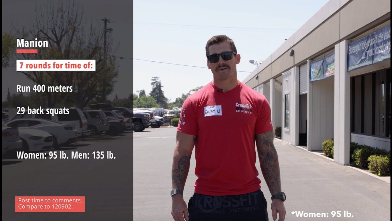 Manion Workout Crossfit Hero Wod Wodwell