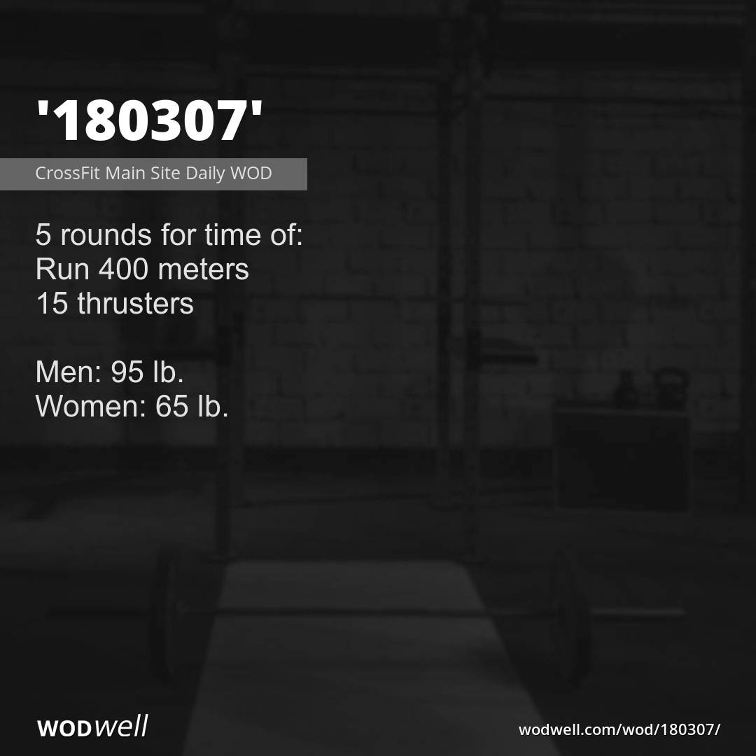 db thrusters wod