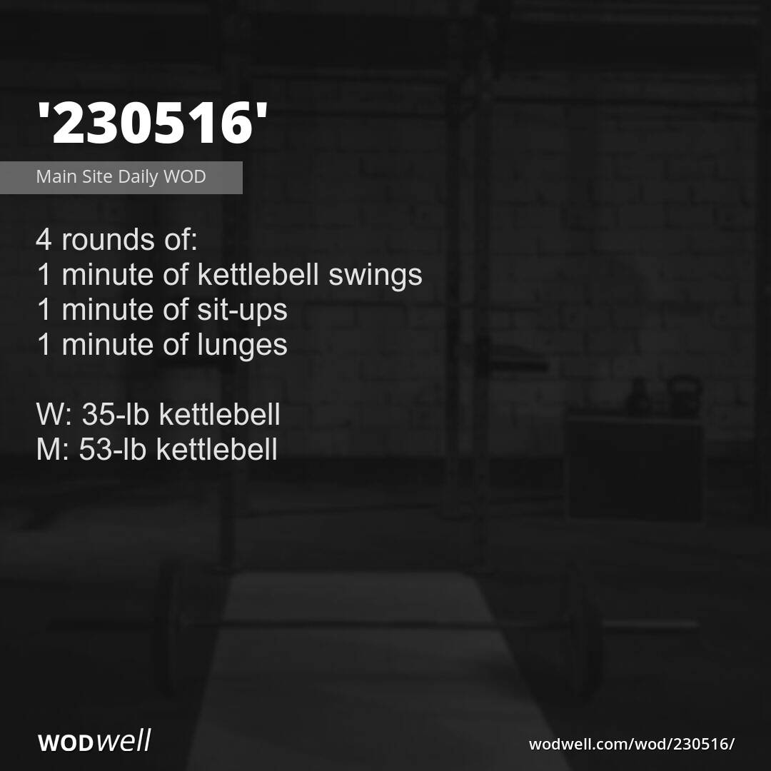 230516” WOD