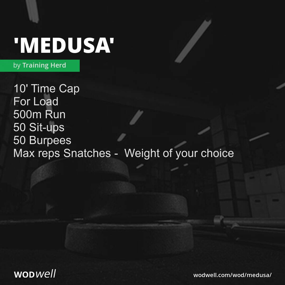 Medusa Workout Coach Creation WOD WODwell medusa-workout-coach-creation-wod-wodwell