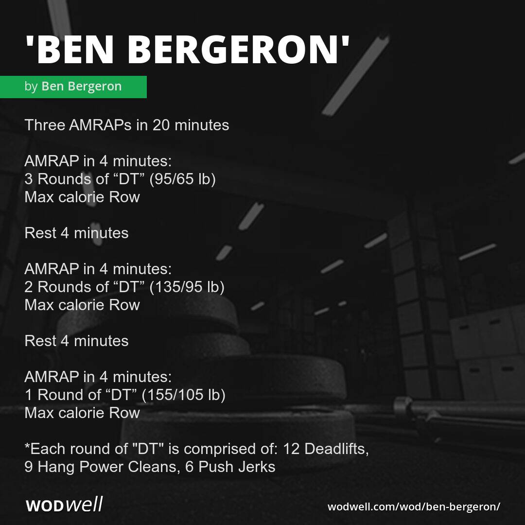 Ben Bergeron's Workout of the Week - Morning Chalk Up