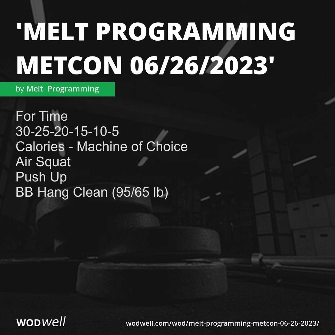 Metcon 2024 for time