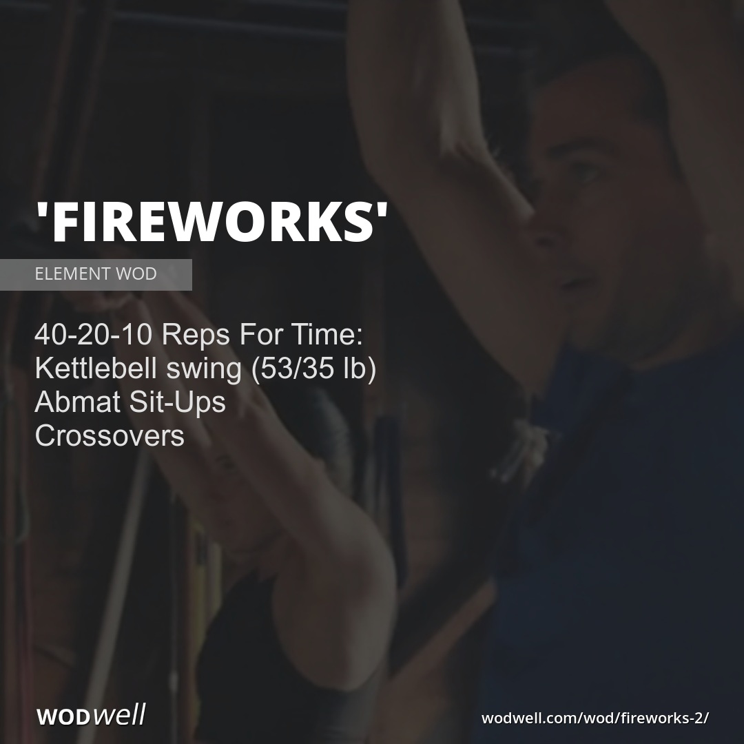 Fireworks Workout Element Wod Wodwell 3652