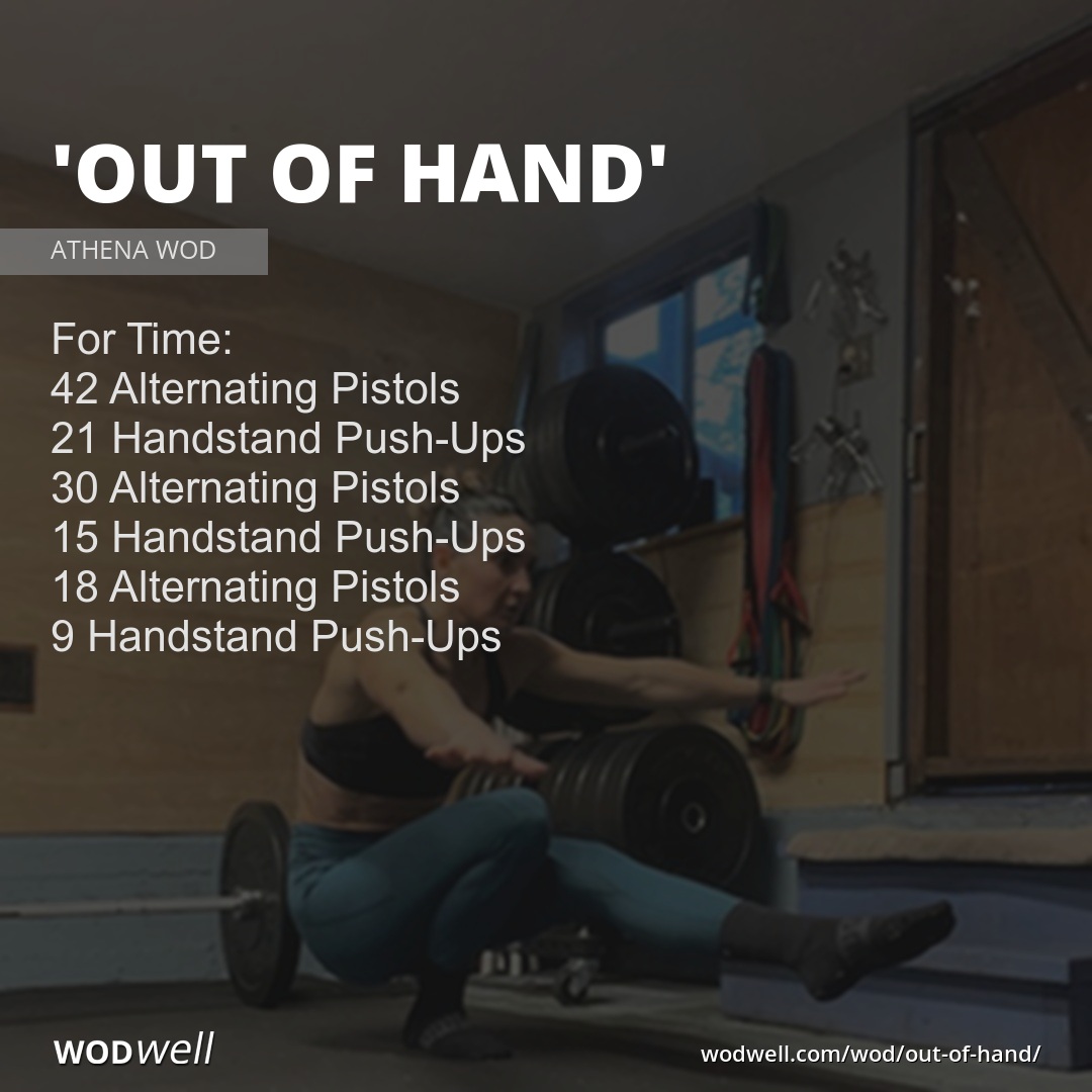 "Out of Hand" Workout, ATHENA WOD WODwell