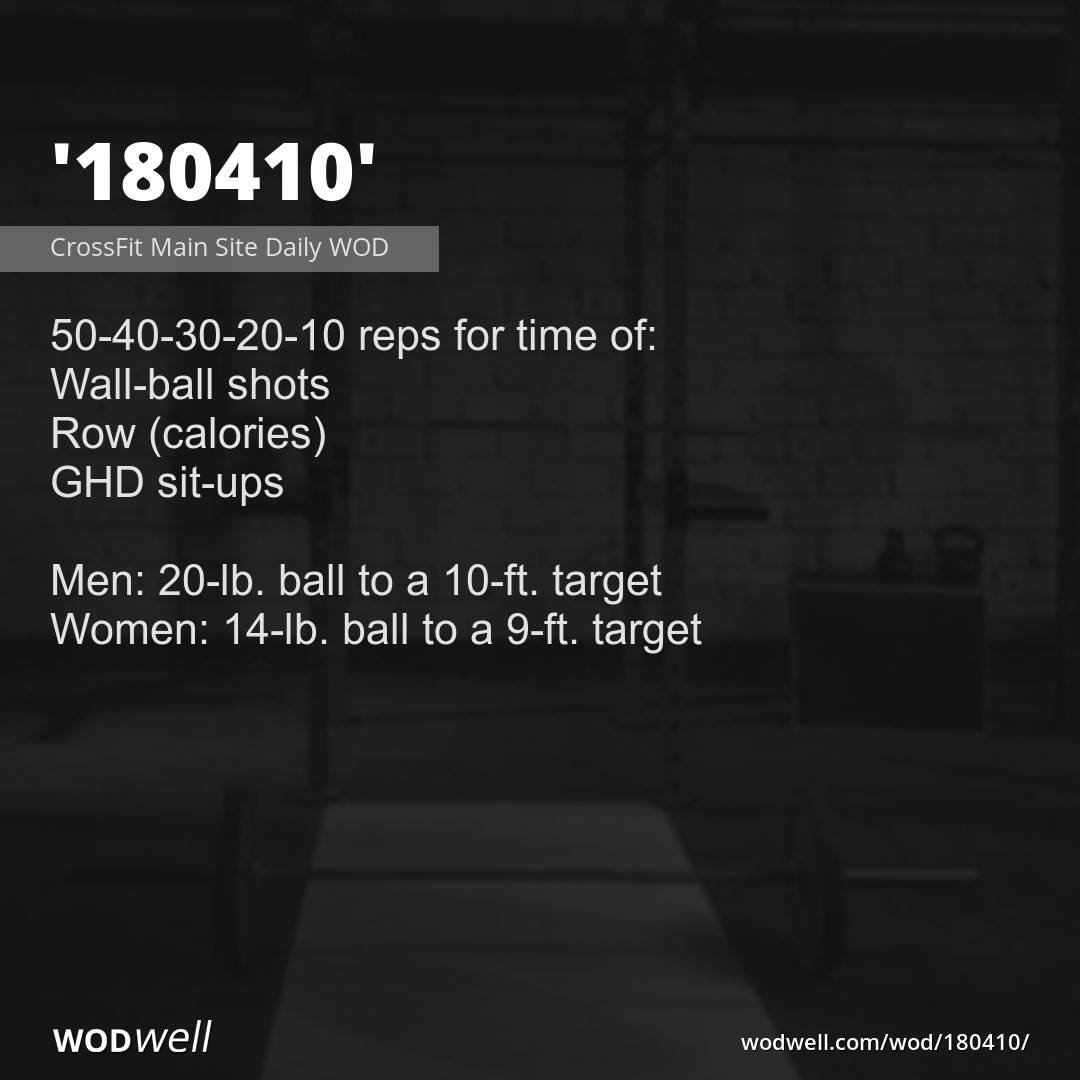 180410 WOD