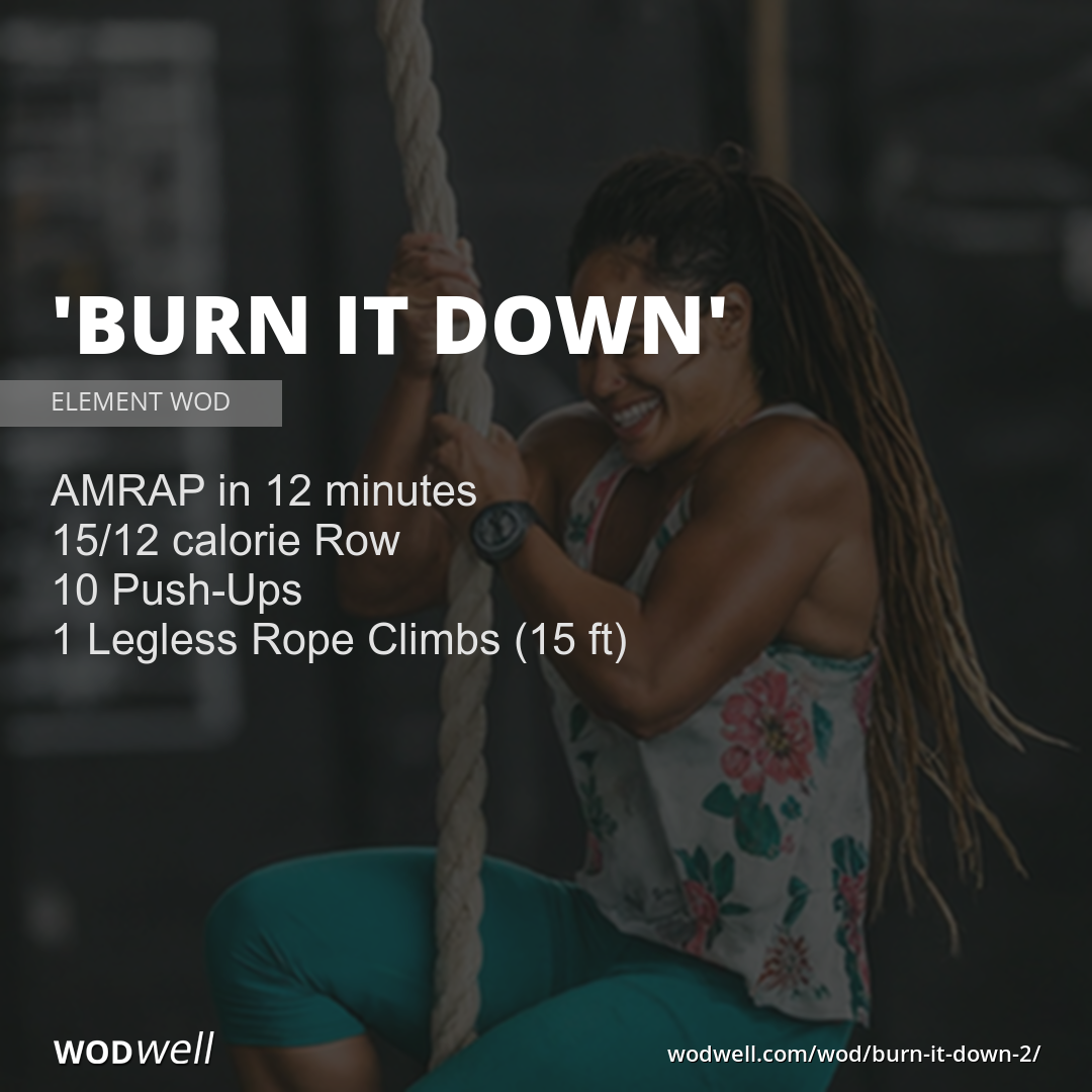 Burn It Down Workout Element Wod Wodwell 0788