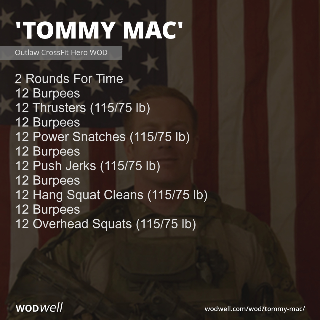 Tommy Mac” WOD