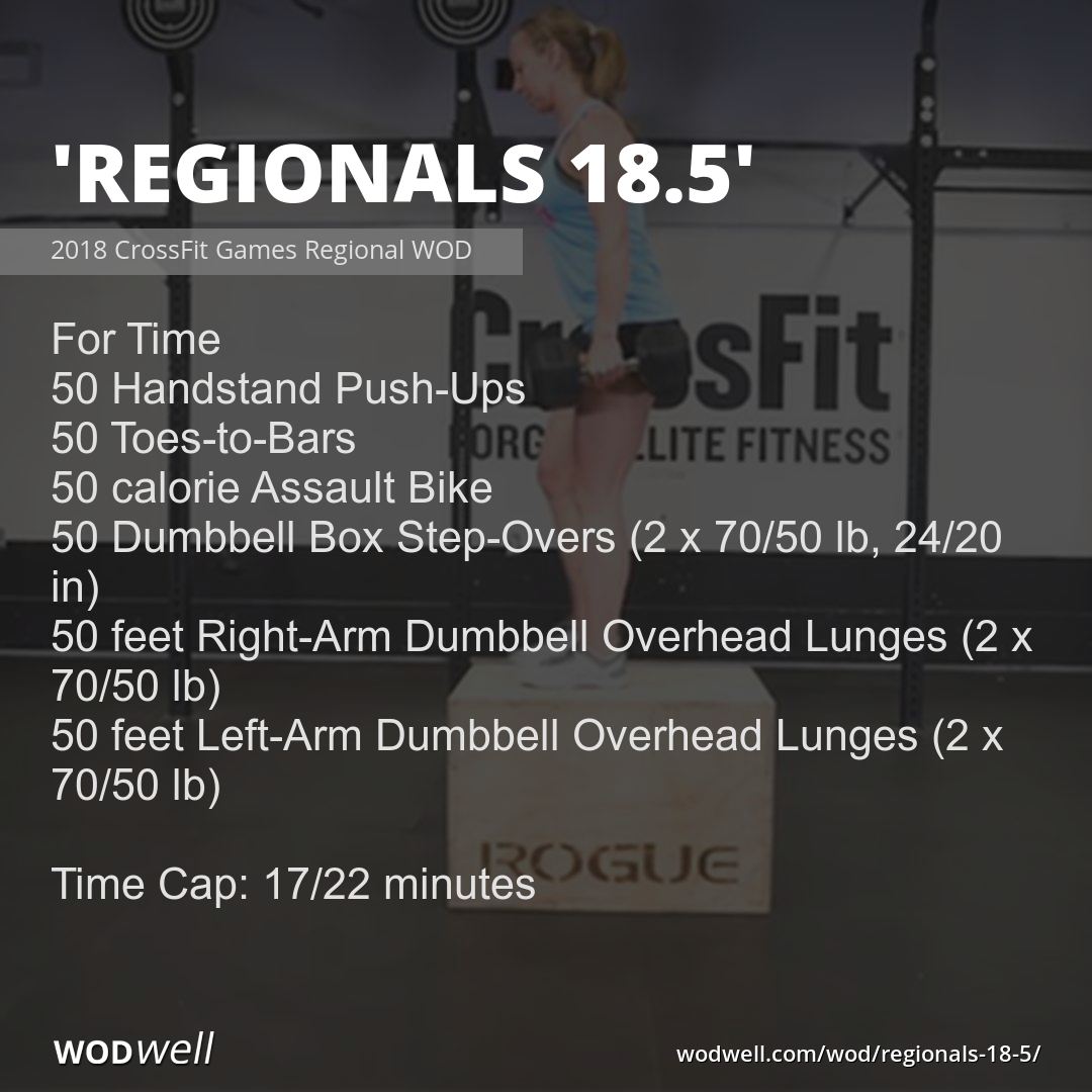 "Regionals 18.5" WOD "Regionals 18.5" WOD