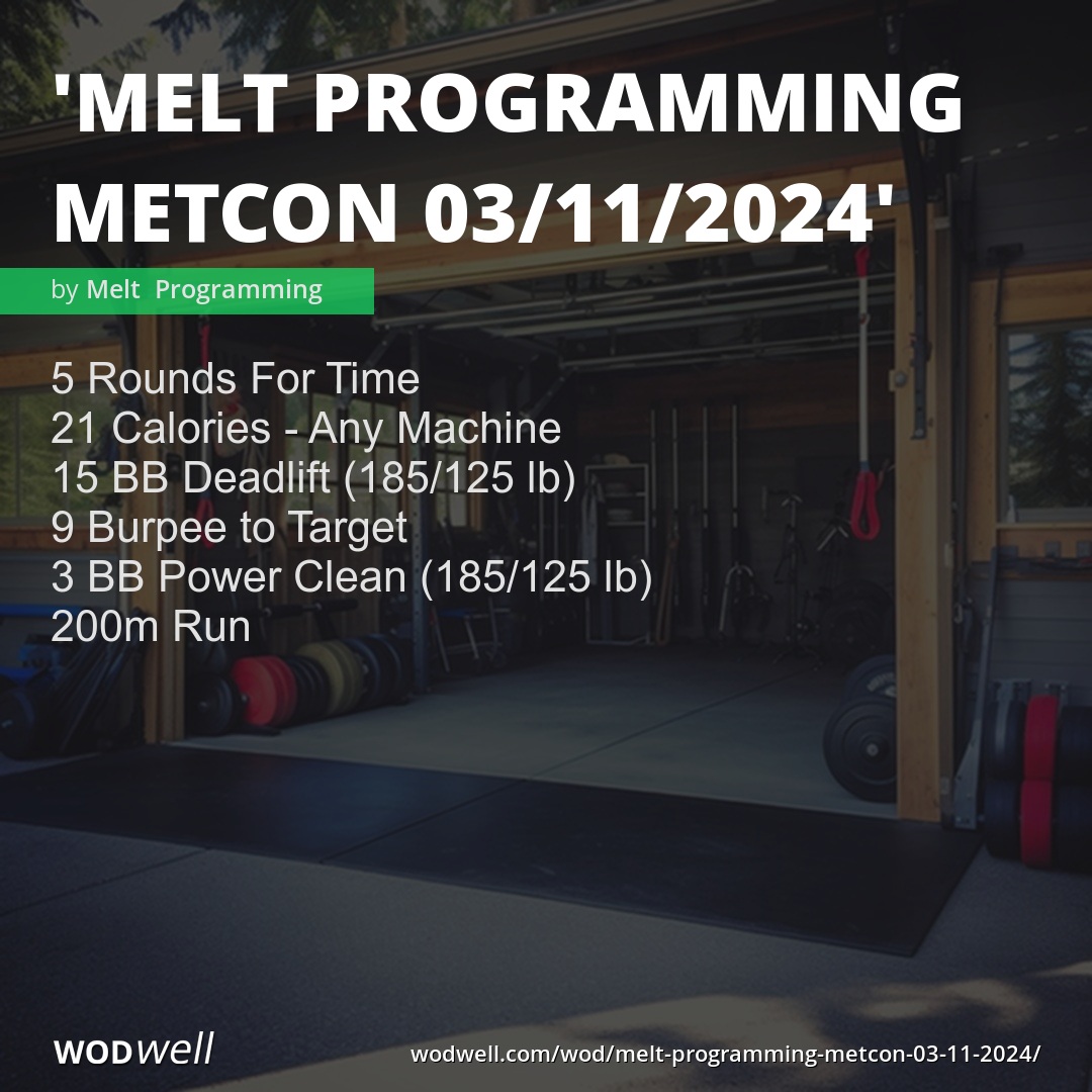 Metcon time crossfit hotsell