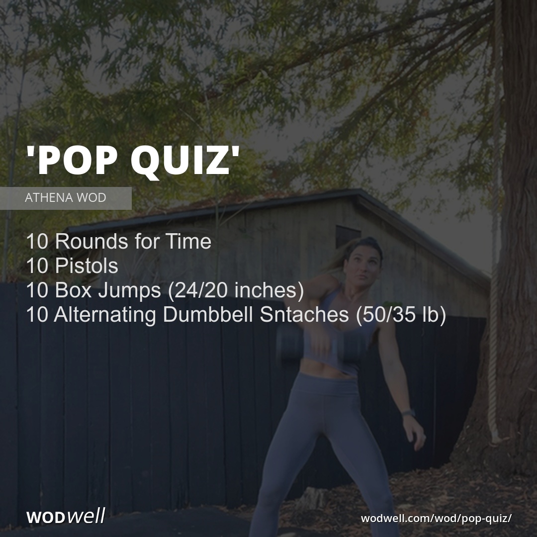 Pop Rocks Workout