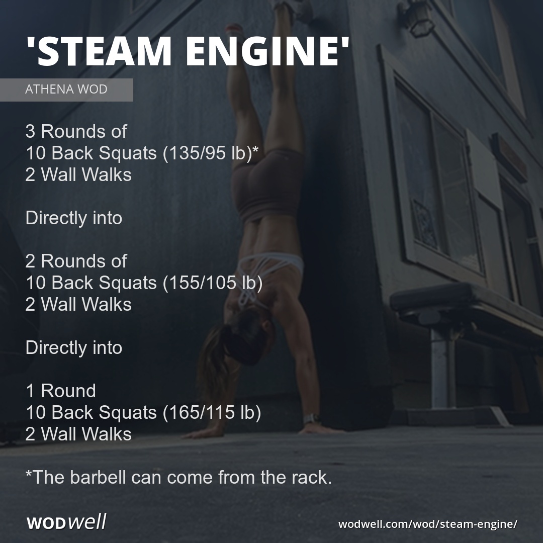 "Steam Engine" Workout, ATHENA WOD WODwell