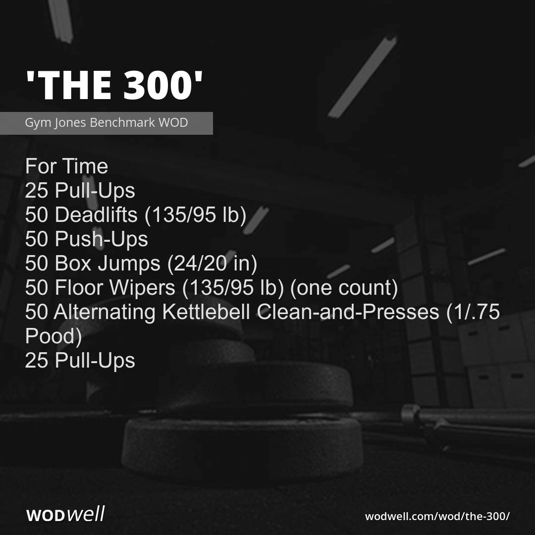 The 300 Workout Gym Jones Benchmark Wod Wodwell The 300 Workout Gym Jones Benchmark Wod Wodwell