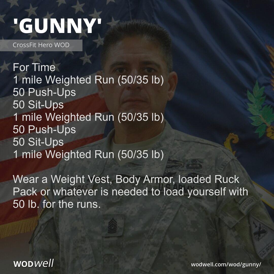 "Gunny" WOD