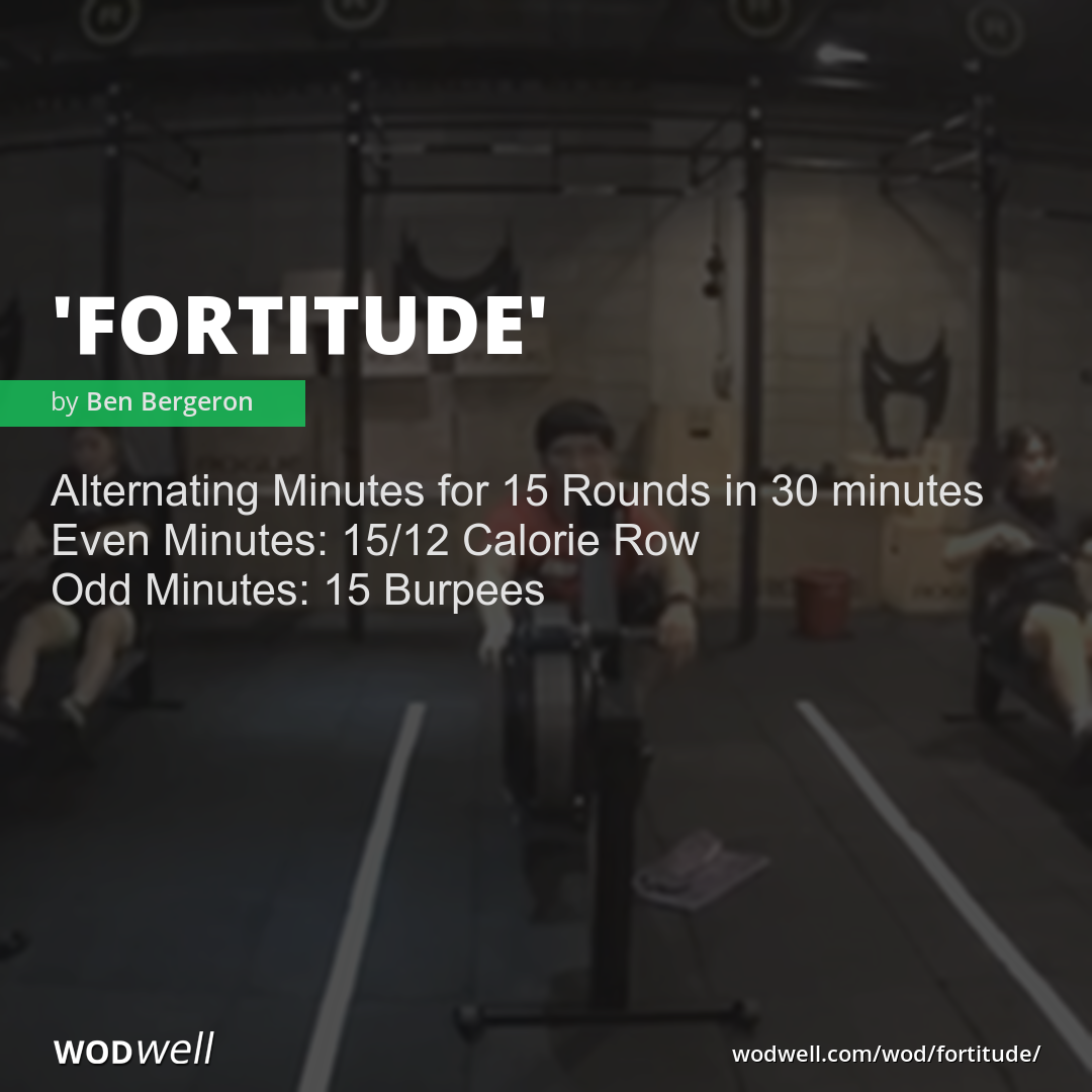 Rowing discount burpee workout