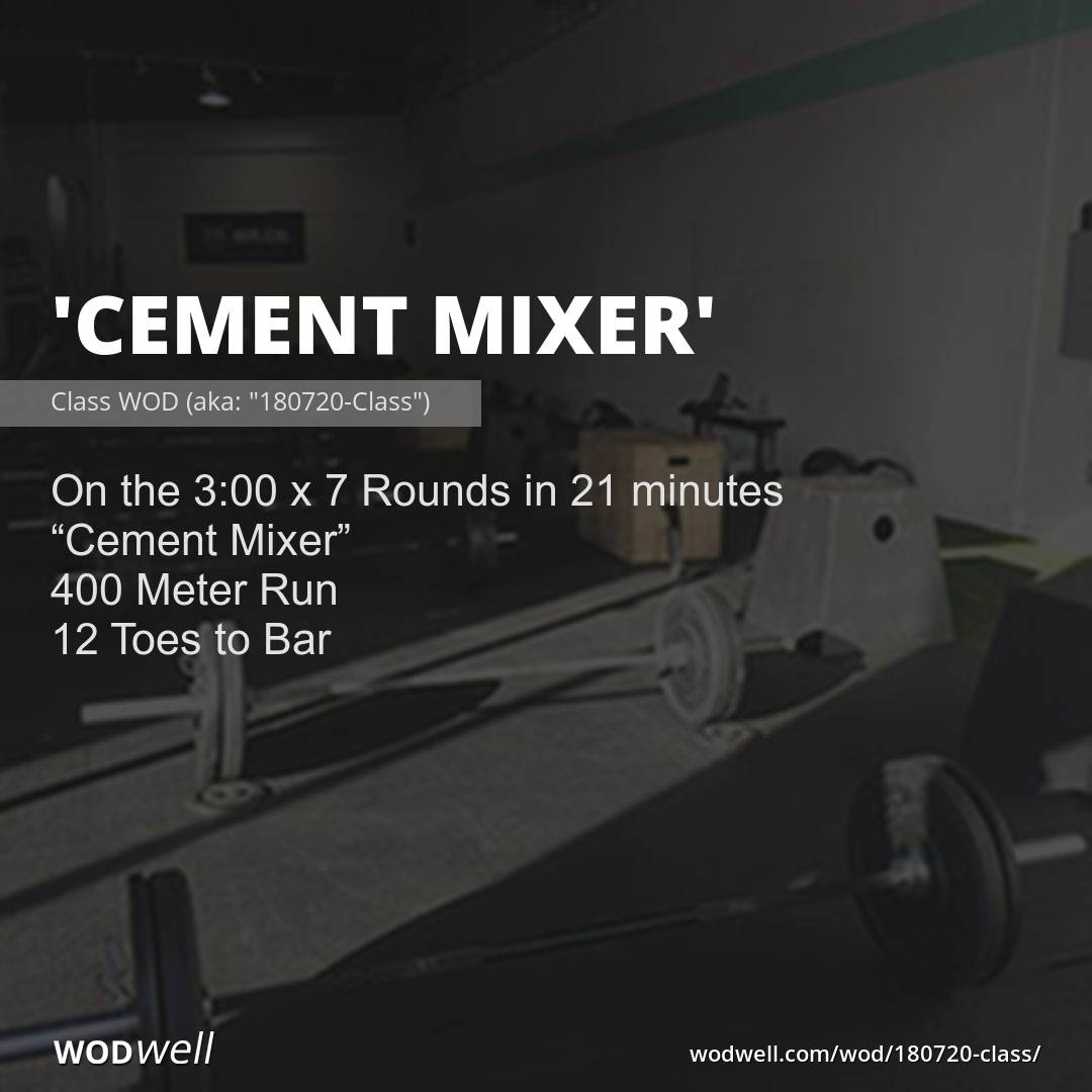 Cement Mixer WOD