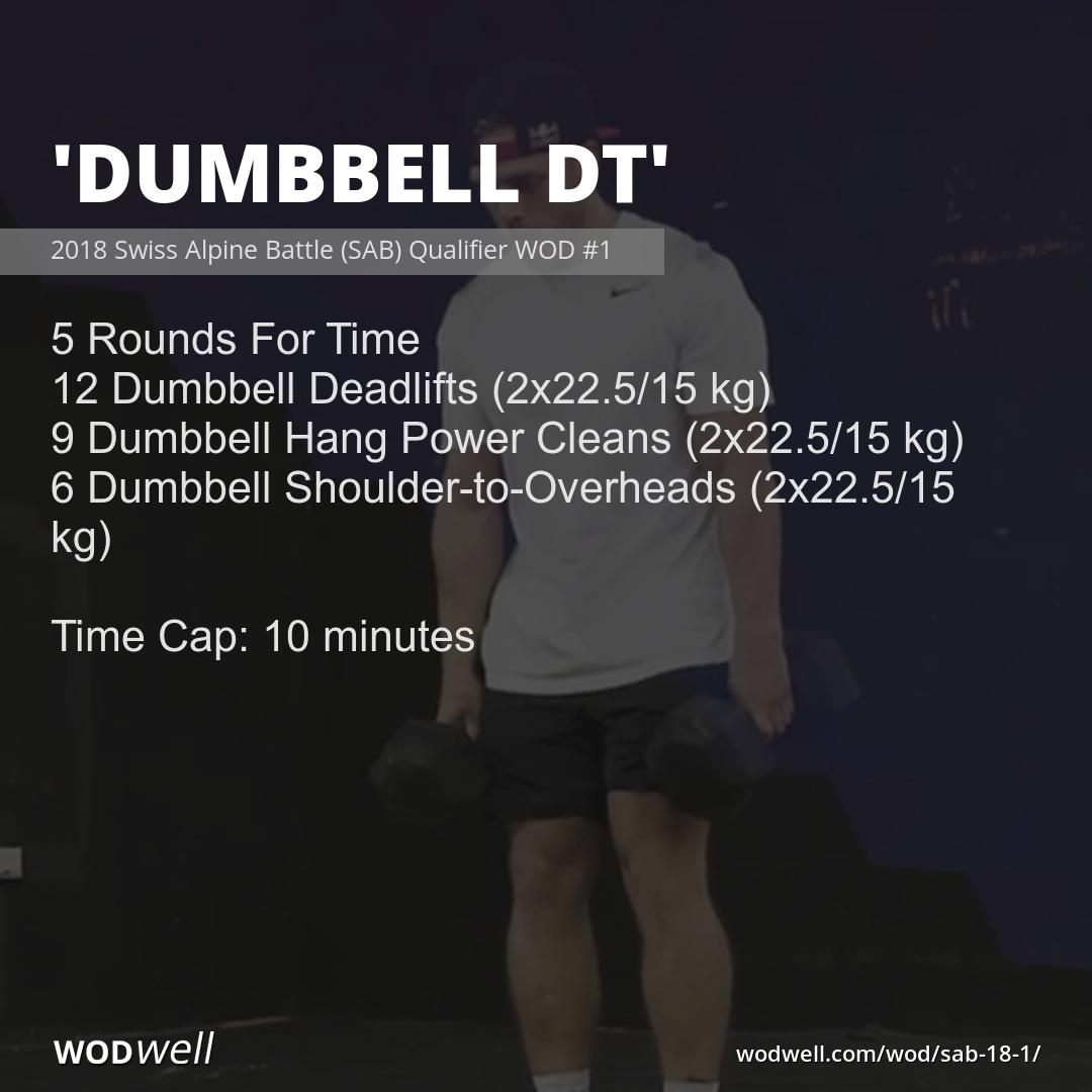 Dumbbell DT” WOD