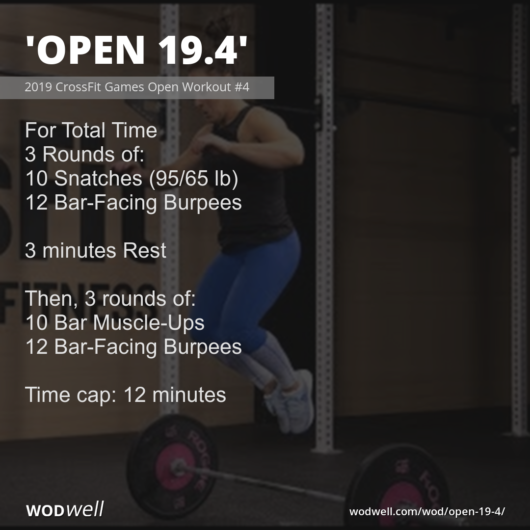  194 scaled workout for Women