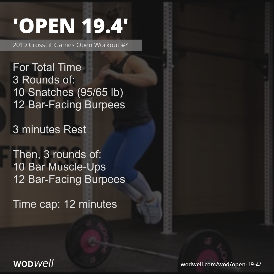 Open 19 4 Workout Functional Fitness Wod Wodwell Open 19 4 Workout Functional Fitness Wod Wodwell