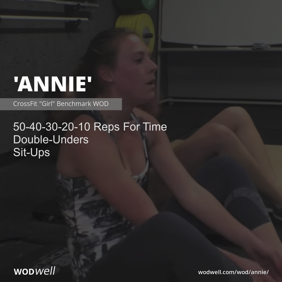 Annie Workout Functional Fitness Wod Wodwell Annie Workout Functional Fitness Wod Wodwell