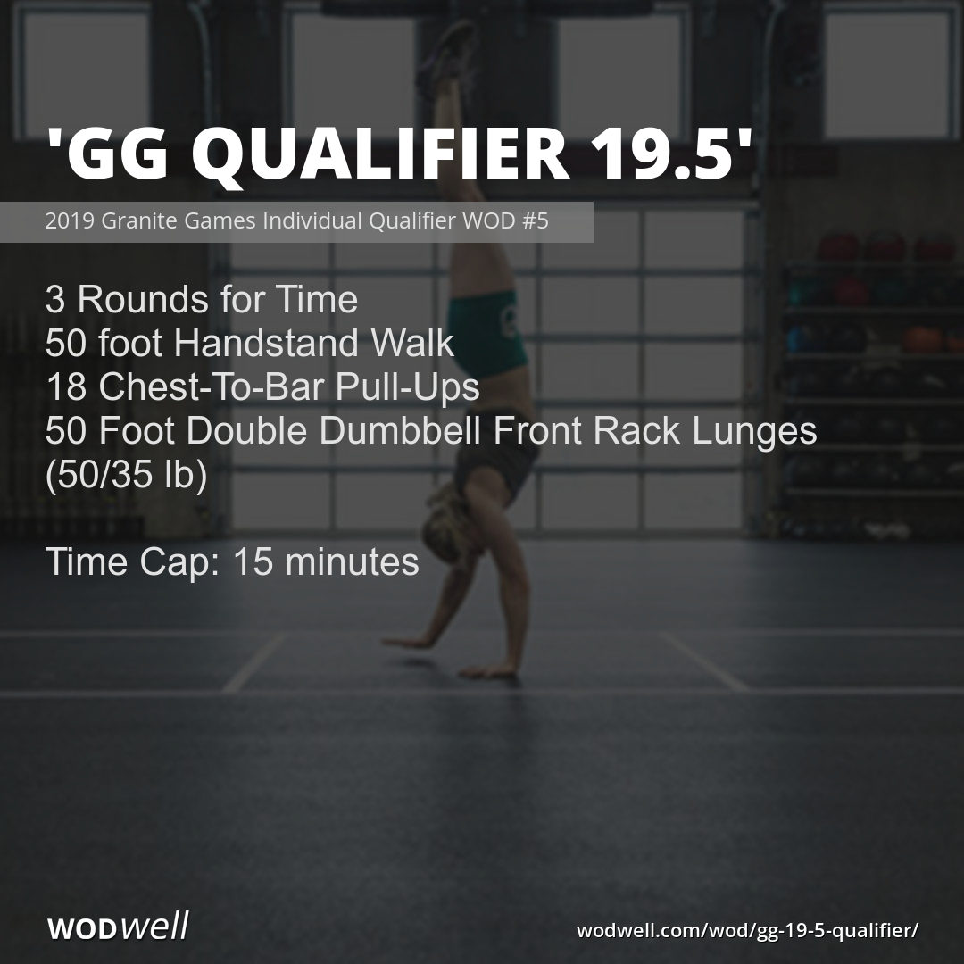 Gg Qualifier 19 5 Workout Functional Fitness Wod Wodwell Gg Qualifier 19 5 Workout Functional Fitness Wod Wodwell