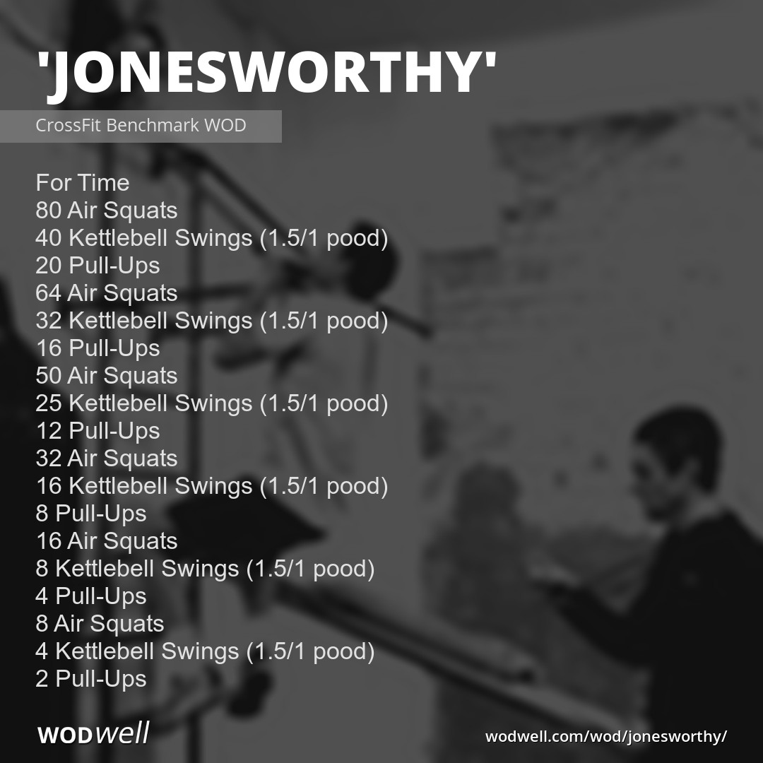 Jonesworthy" Workout, CrossFit WOD | WODwell