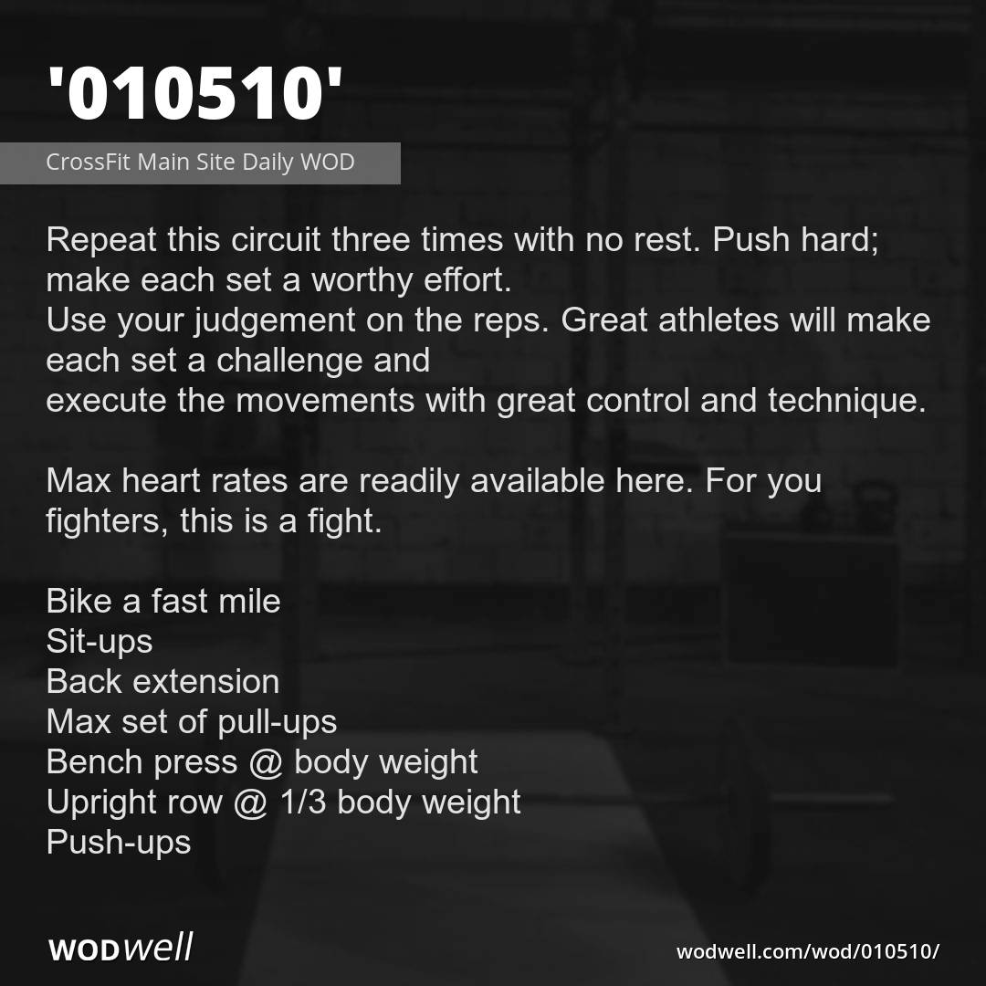 010510 WOD