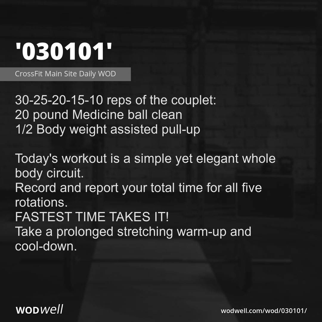 Daily wod 2025 at home