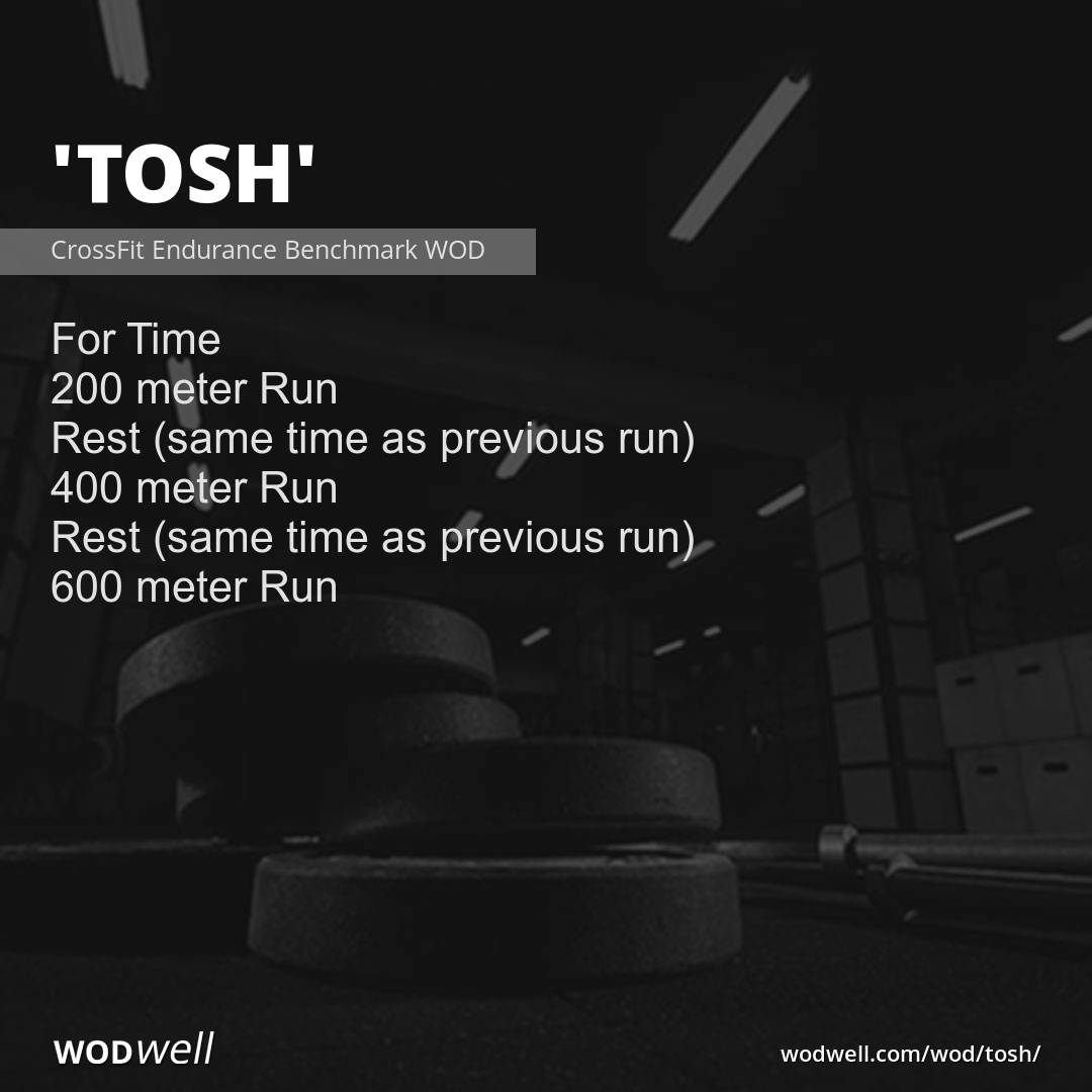 Tosh" CrossFit Endurance | WODwell