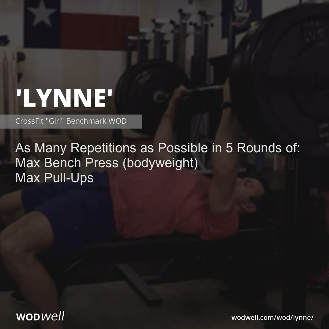 Wod bench press online pull ups