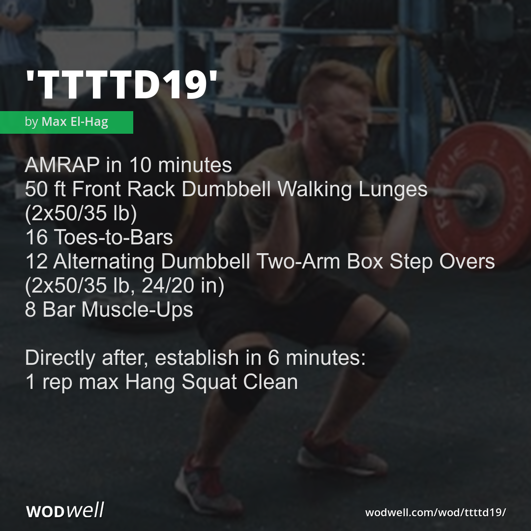 Ttttd19 Wod