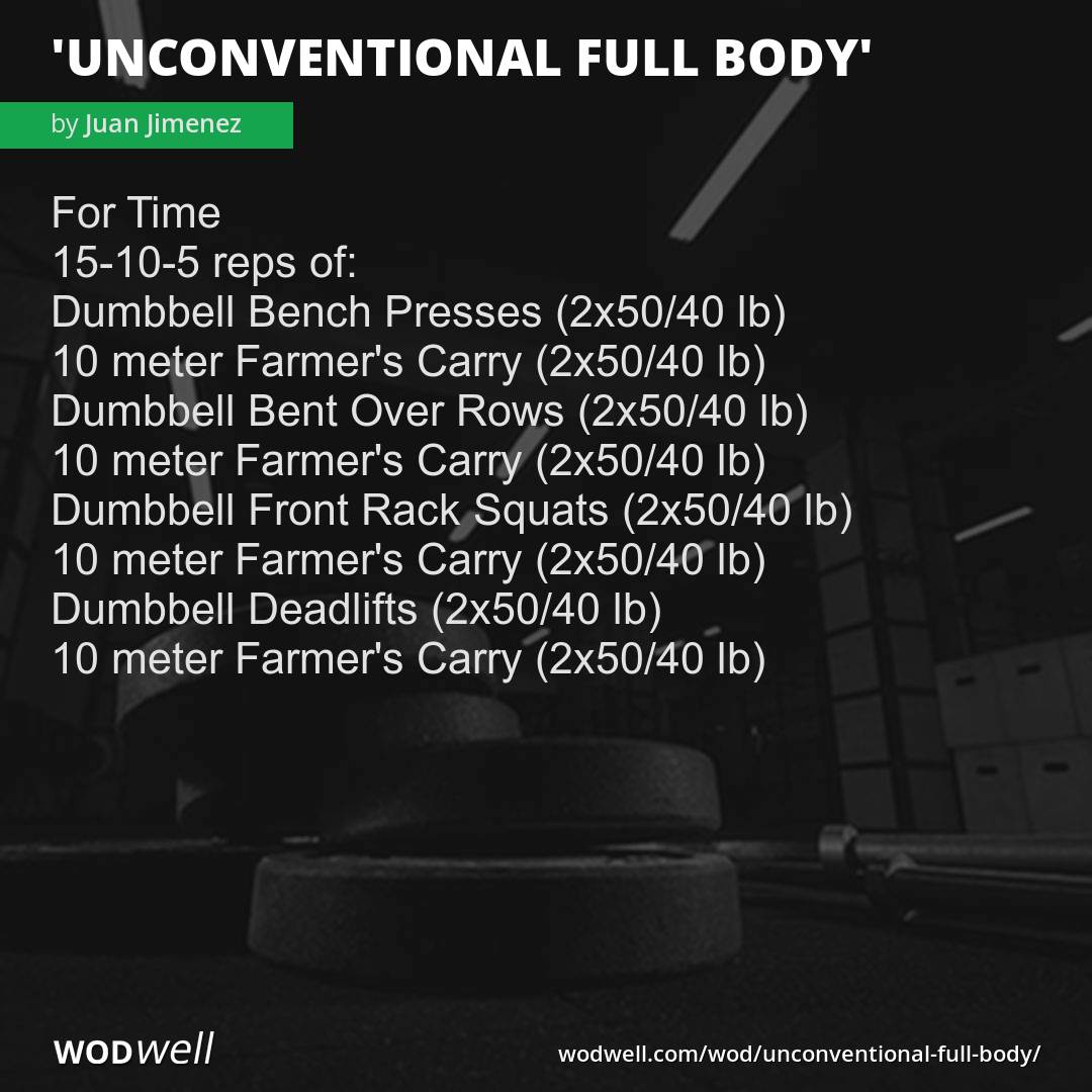 10 CrossFit Dumbbell Workouts - At-Home Dumbbell WODs