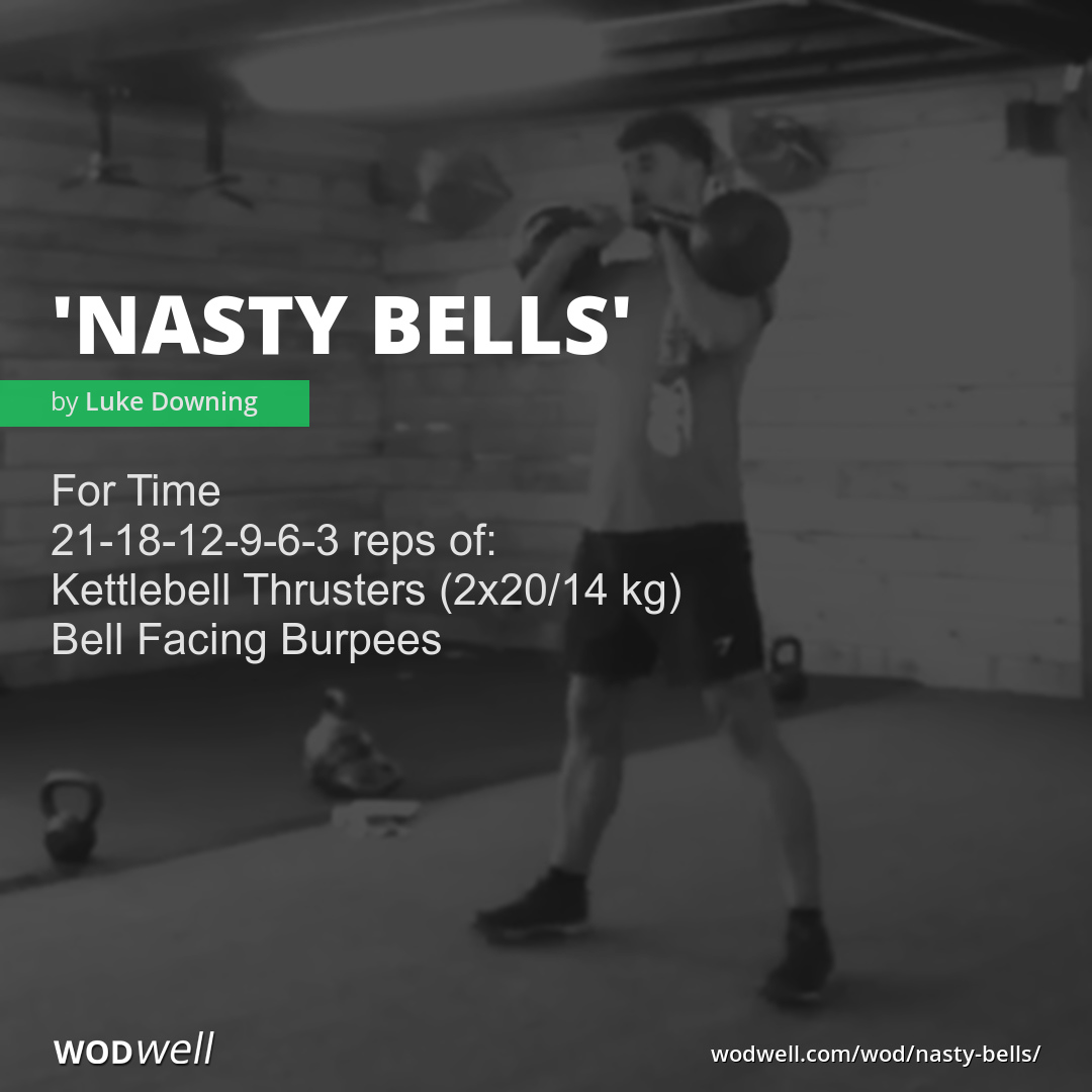 Kettlebell facing online burpees