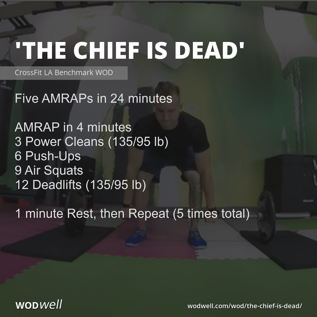 &quot;The Chief is Dead&quot; Workout, CrossFit WOD WODwell