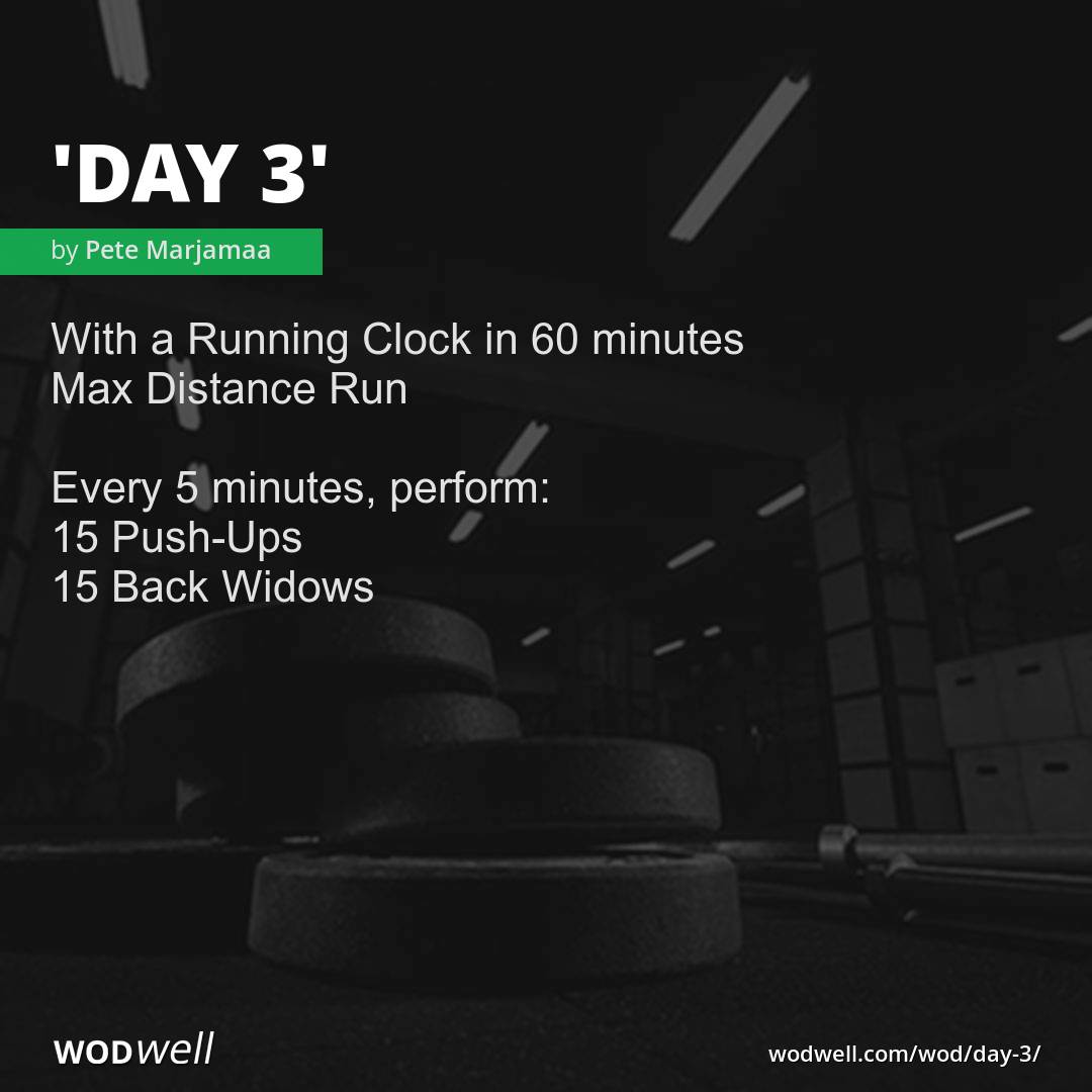 Day 3 WOD