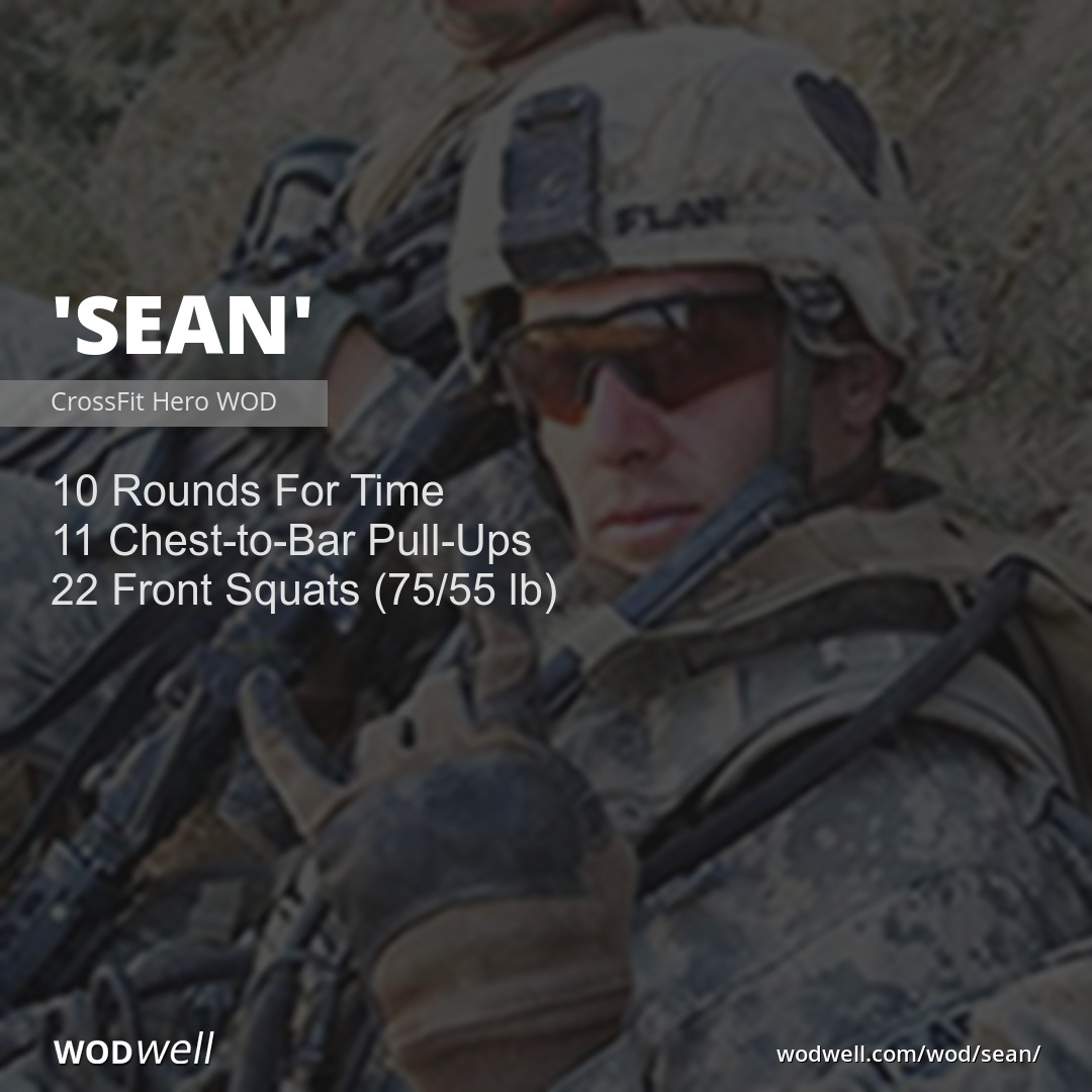 Sean Workout CrossFit Hero WOD WODwell Sean Workout CrossFit Hero WOD WODwell