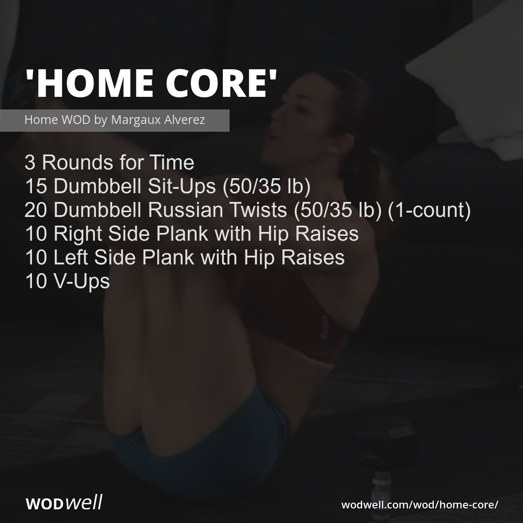 Home Core Workout CrossFit WOD WODwell home-core-workout-crossfit-wod-wodwell