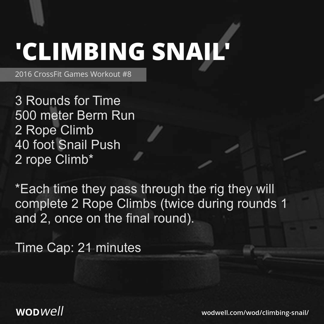 The Climbing Snail — The 2016 CrossFit Games