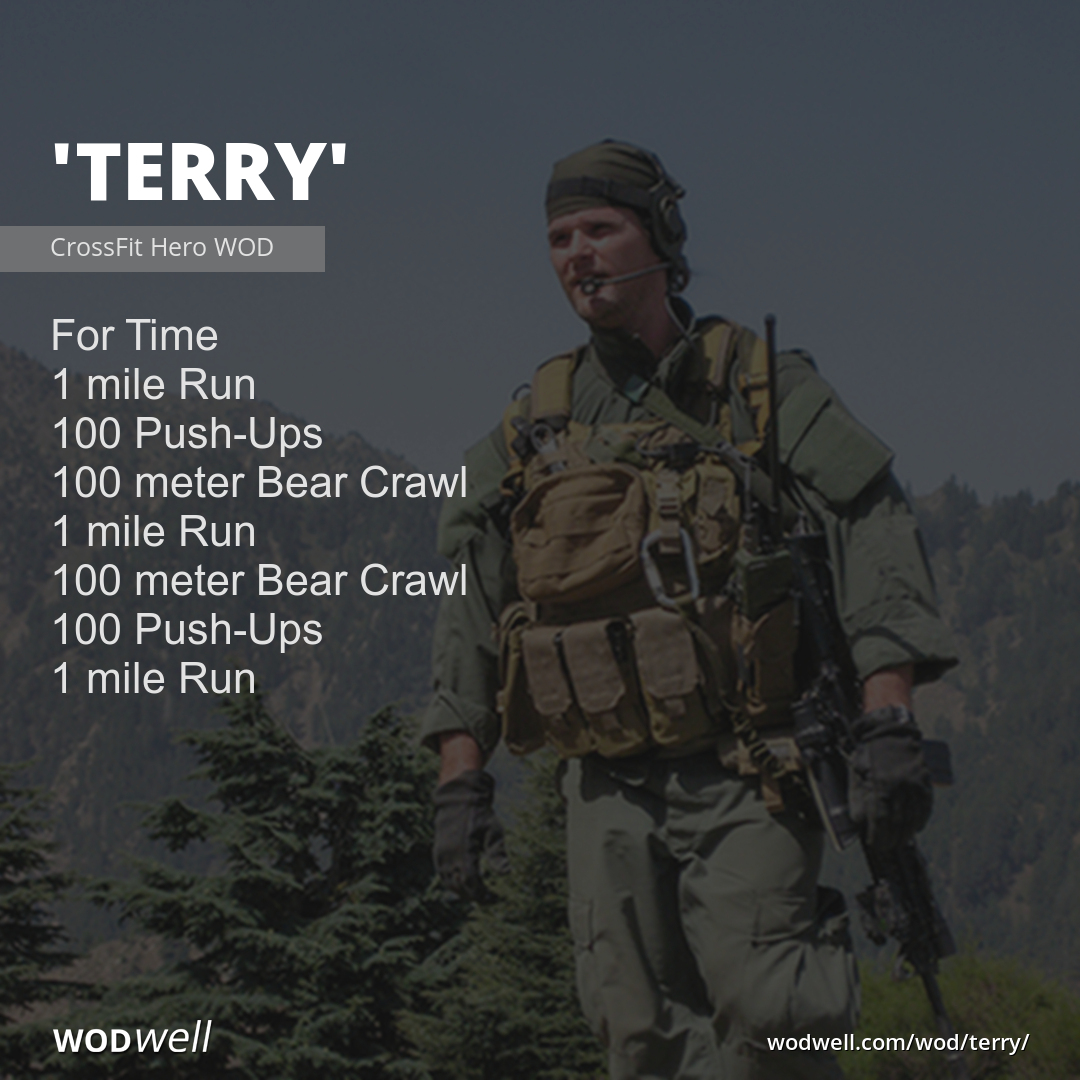 "Terry" Workout, CrossFit WOD WODwell