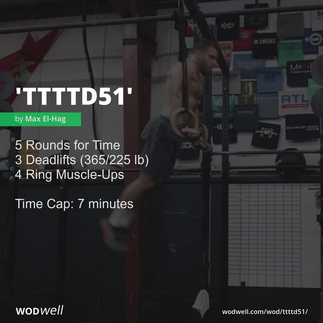 SinCity CrossFit - Work Out of the Day Max DT Complex - 4 deadlift
