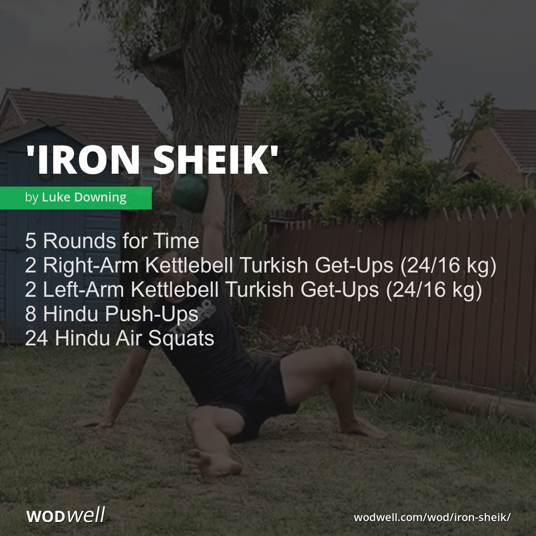 &quot;Iron Sheik&quot; Workout, Functional Fitness WOD WODwell