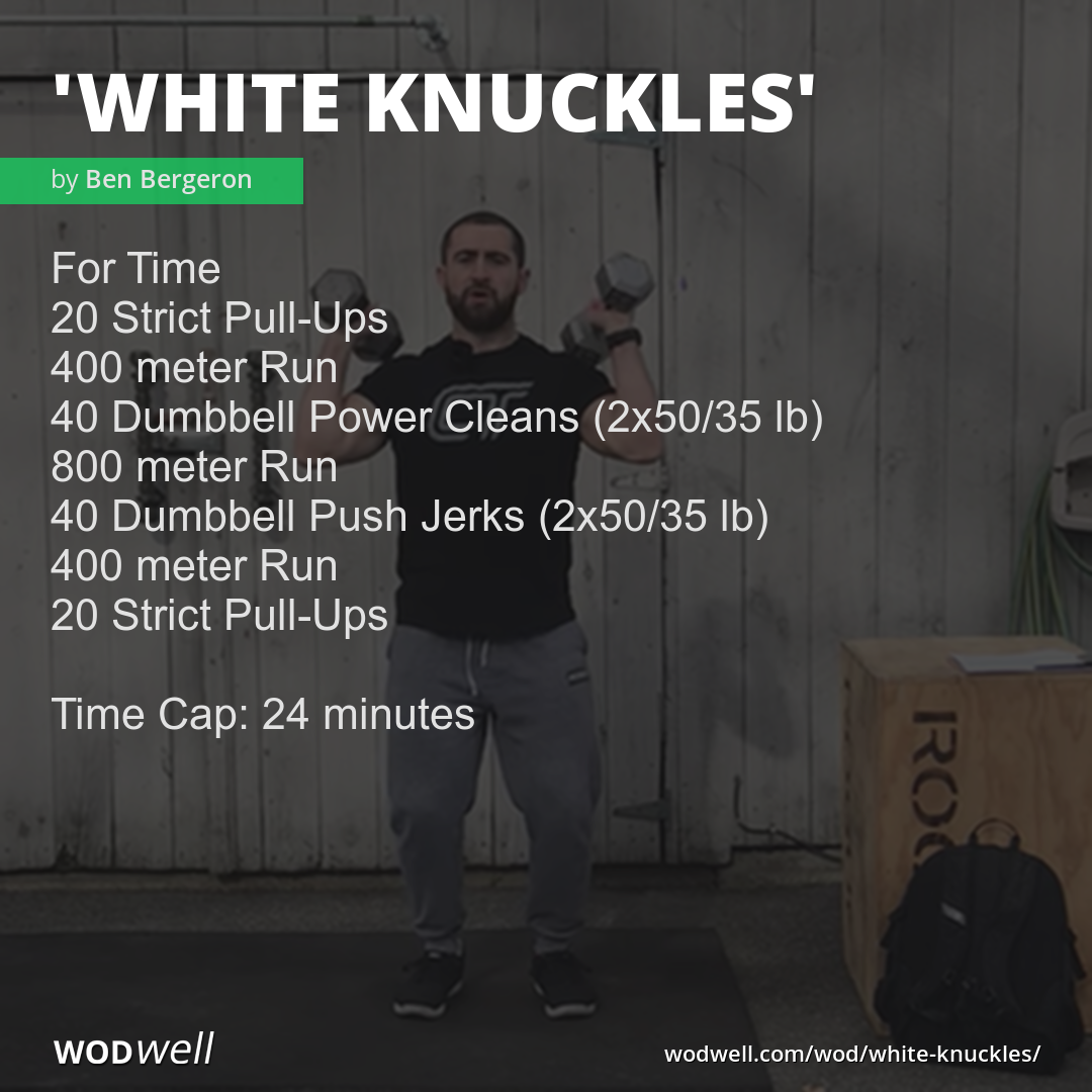 "White Knuckles" Workout, Home Gym WOD WODwell