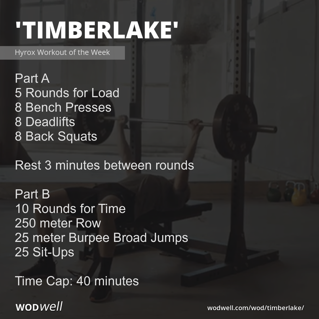 Crossfit workout with bench press hotsell