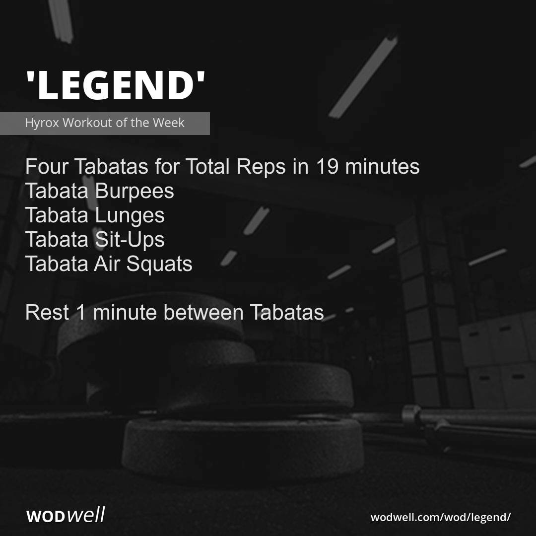 Legend Rig Workout