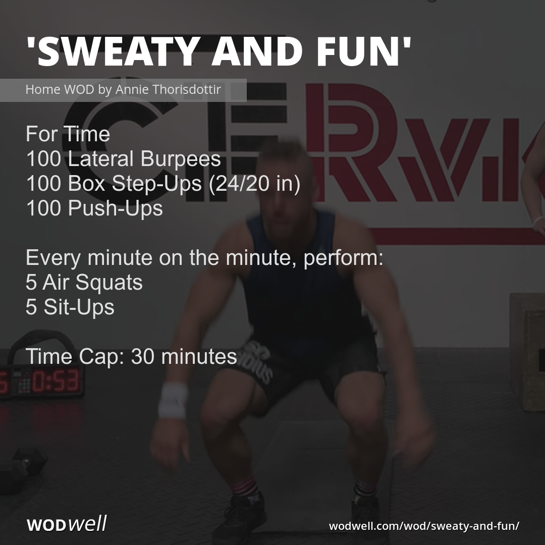 Crossfit home discount wod program