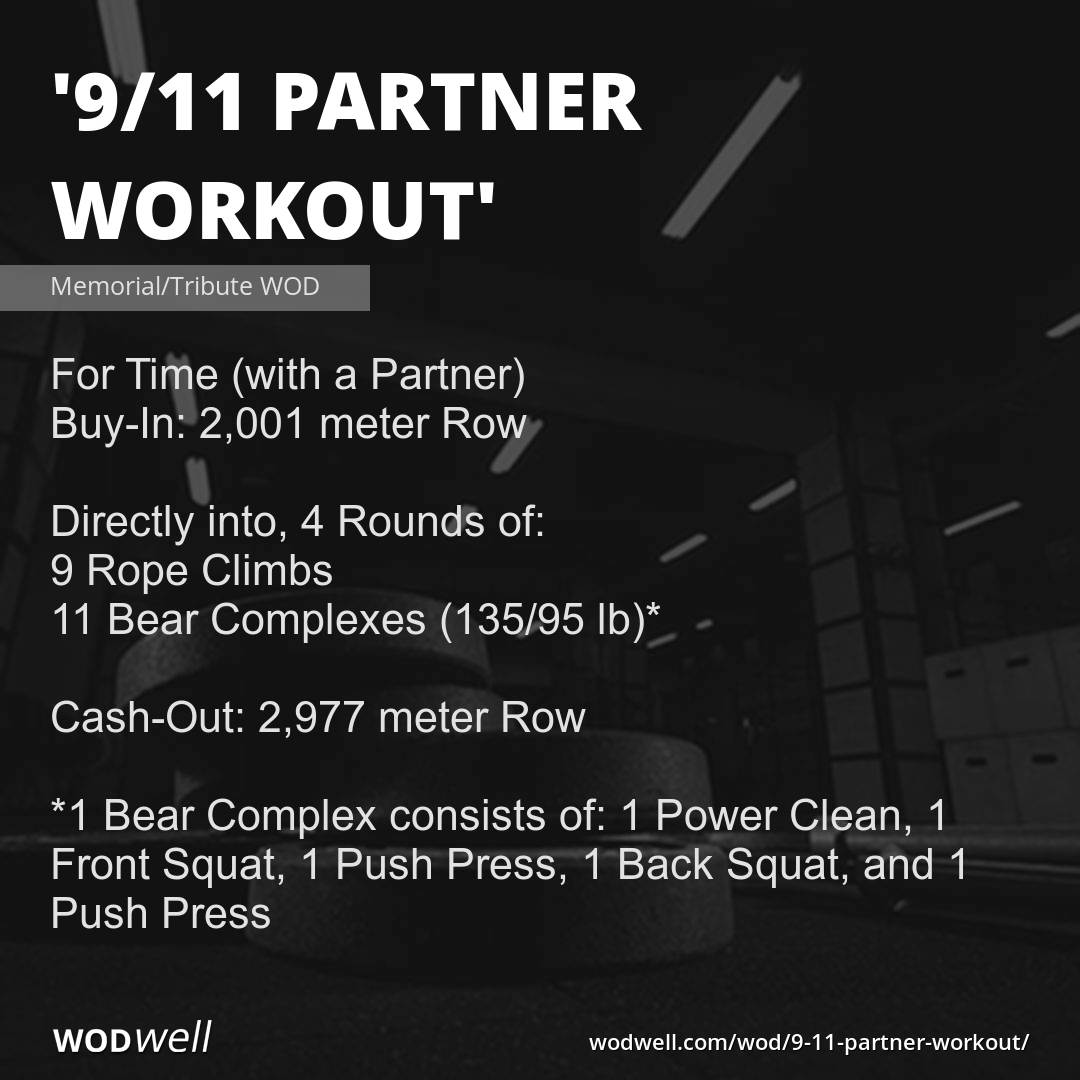 9 11 Partner Workout Wod