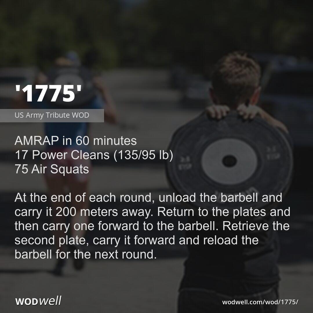 "1775" WOD "1775" WOD