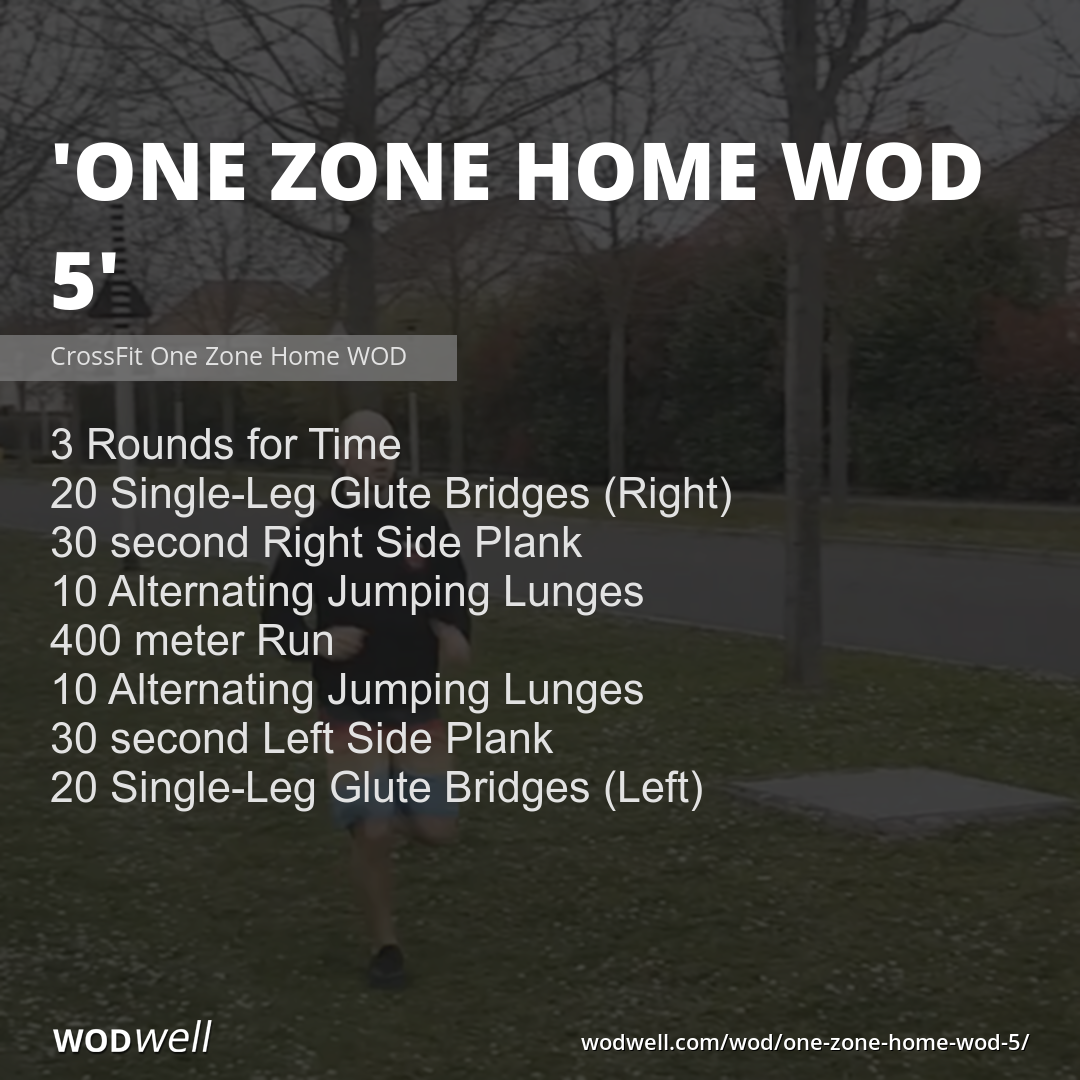 One Zone Home WOD 5 WOD