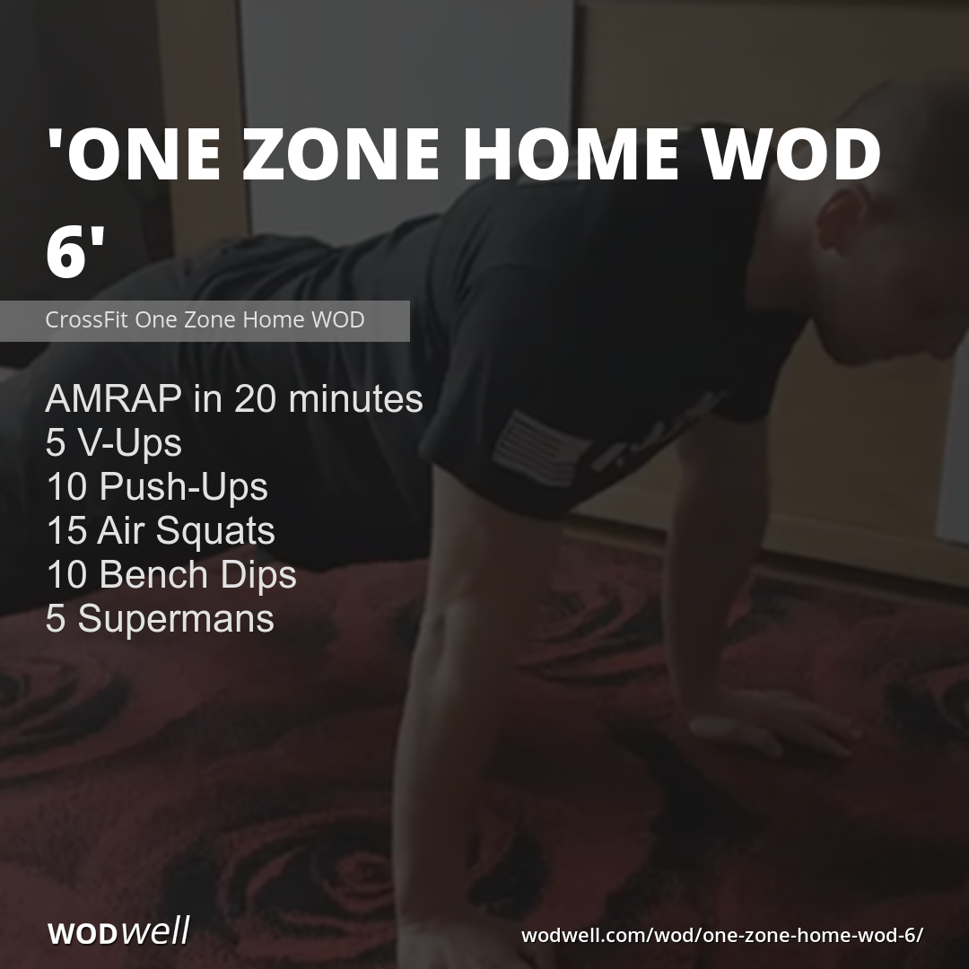 One Zone Home Wod 6 Workout Crossfit Wod Wodwell One Zone Home Wod 6 Workout Crossfit Wod Wodwell