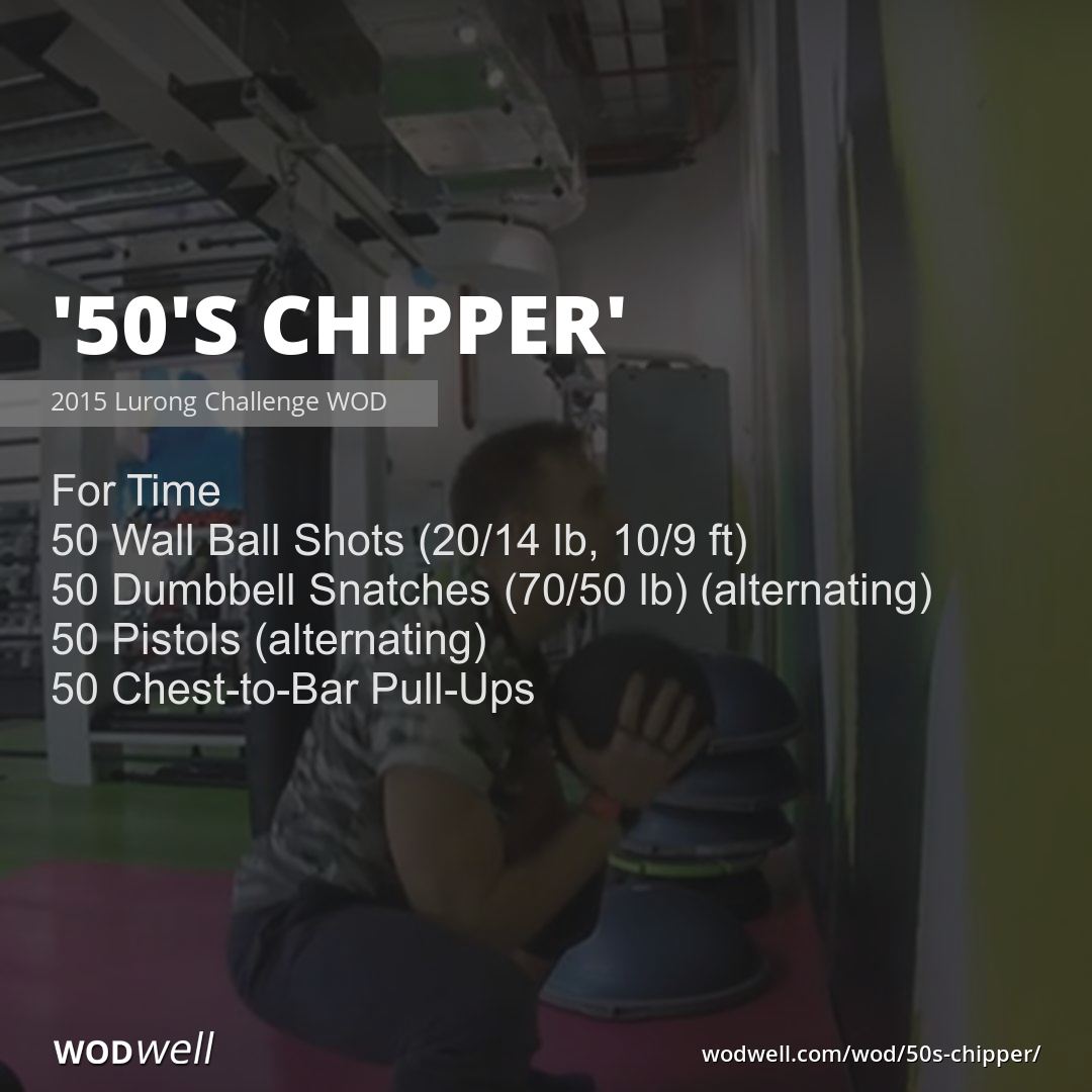 Dumbbell best sale chipper wod